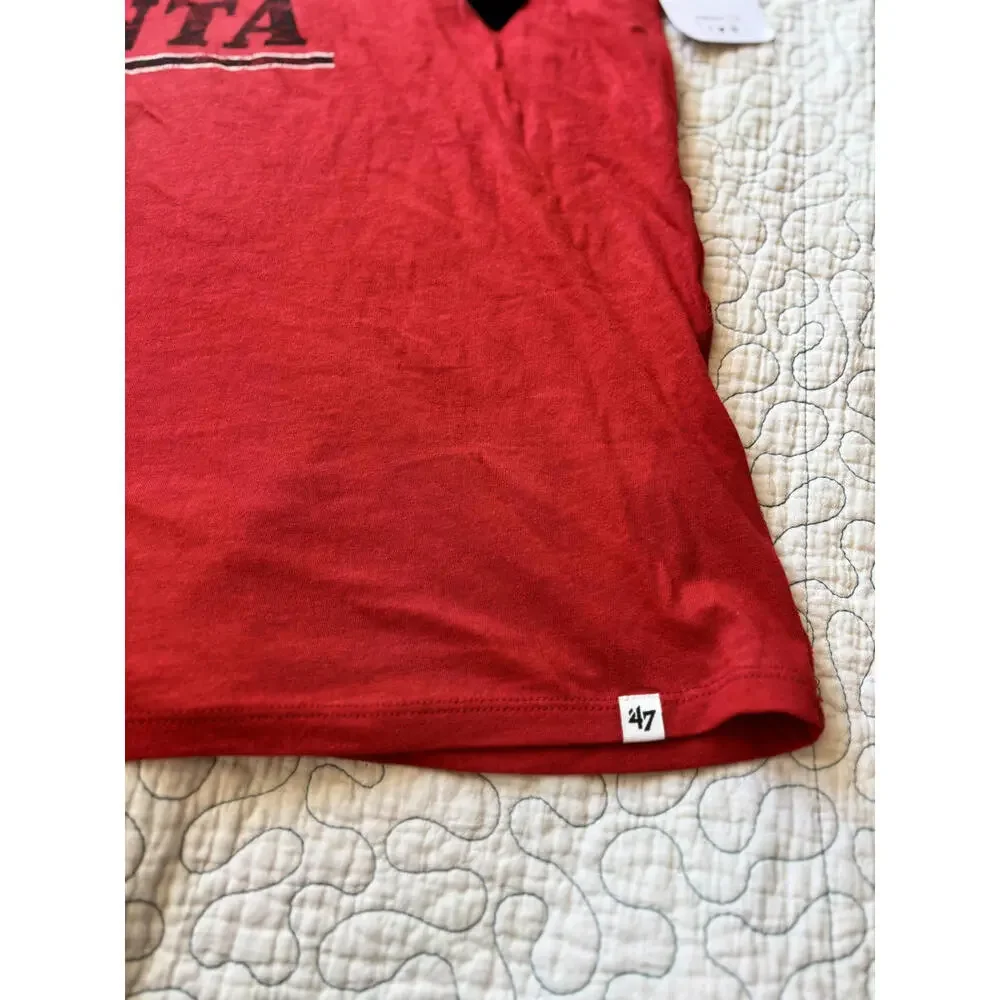 47 Brand Women's Atlanta Falcons Red Graphic‎ T-Shirt Size XL #468 - Picture 4 of 5